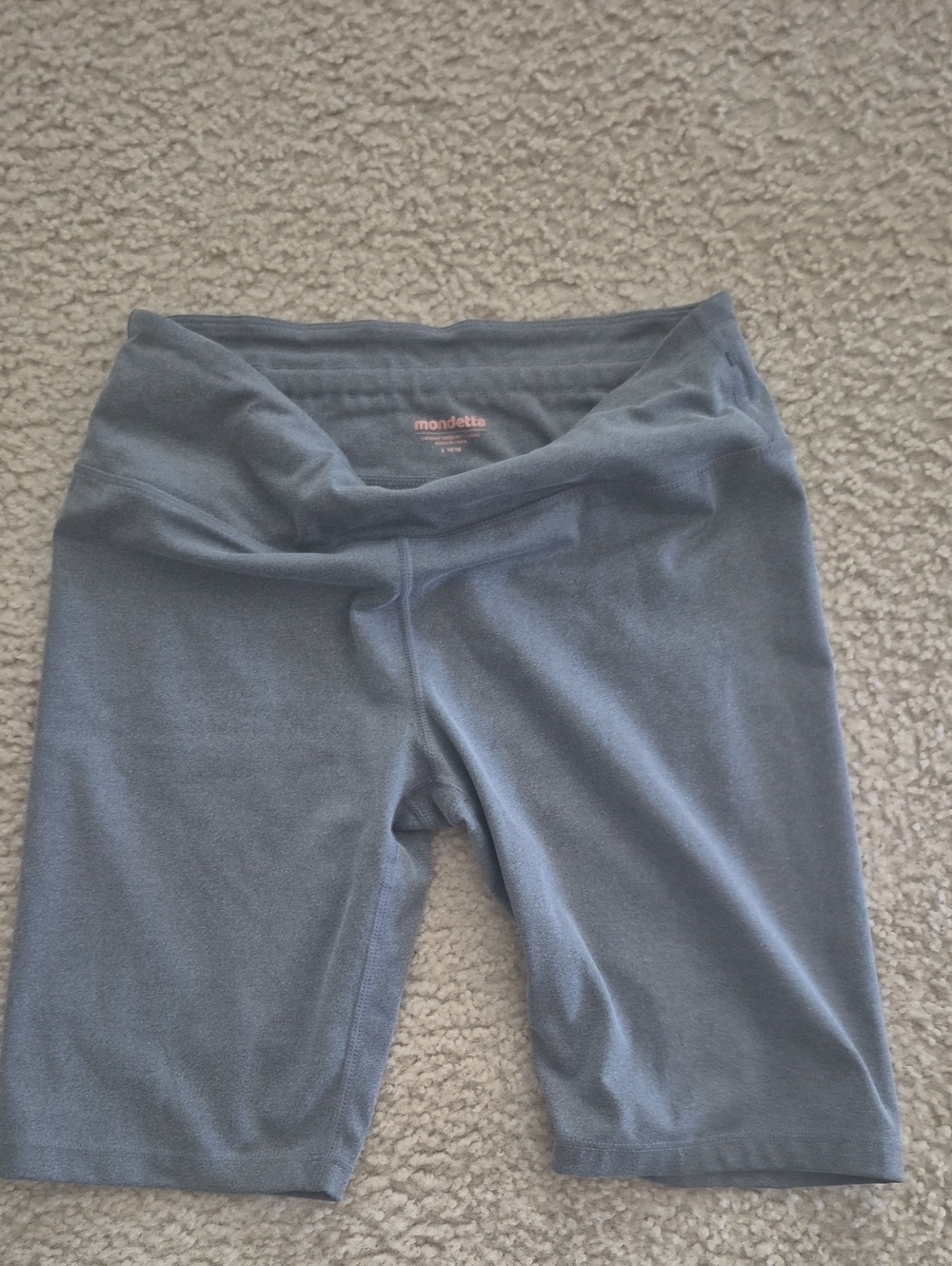 Mondetta Girls' SteelGray Biker Shorts